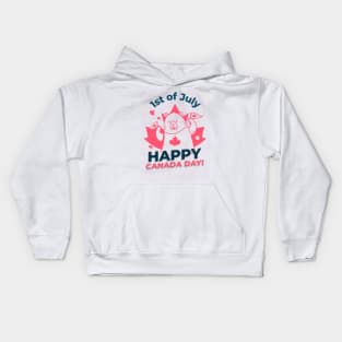 Happy Canada Day! Kids Hoodie